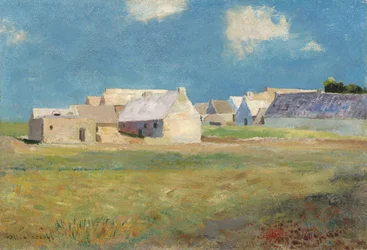 Bretonisches Dorf, ca. 1890
